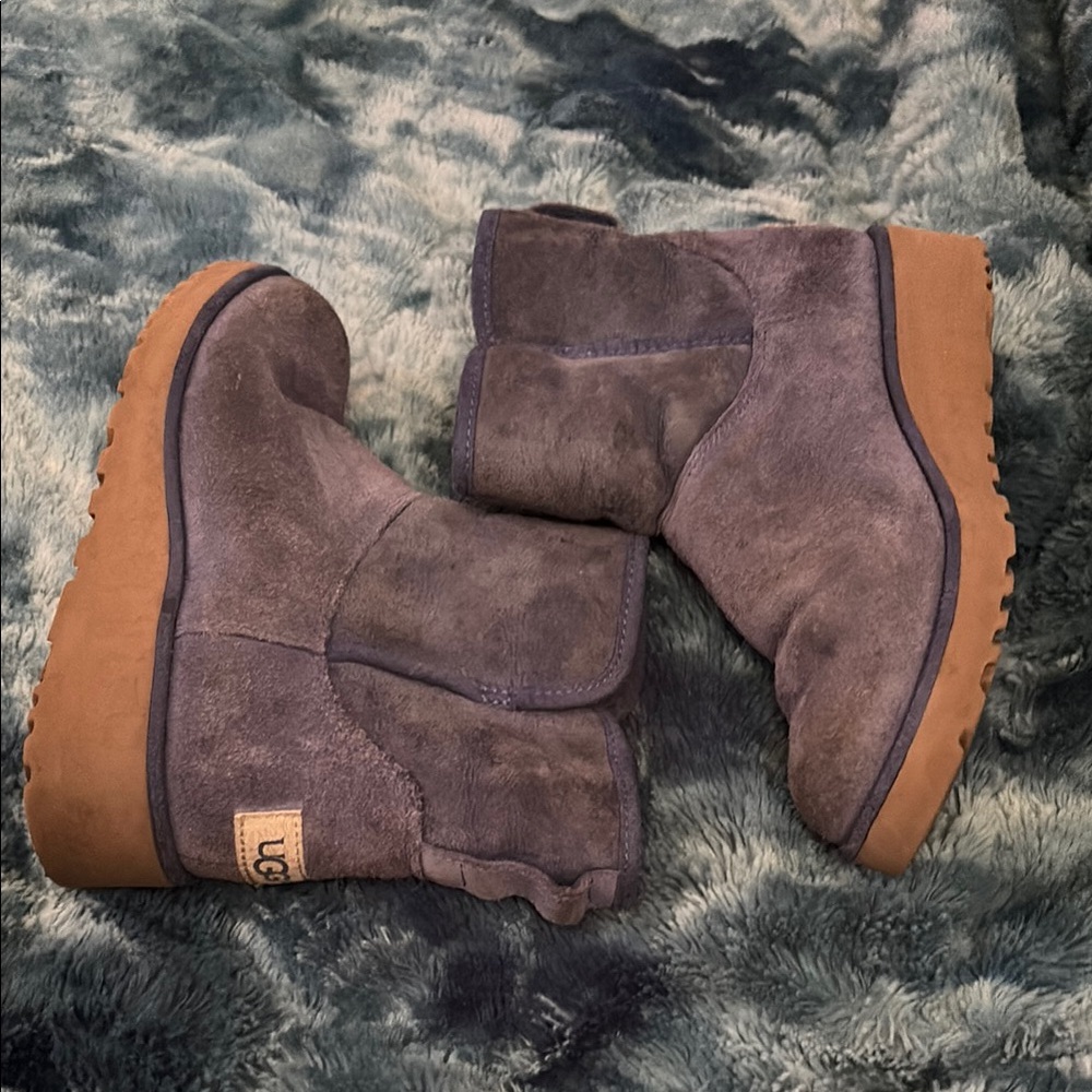 UGG Gray Suede Boots
